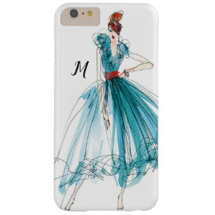 Couture-Mode des Monogramm-  wilder Apple   Haute Barely There iPhone 6 Plus Hülle