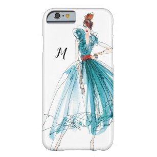 Couture-Mode des Monogramm-  wilder Apple   Haute Barely There iPhone 6 Hülle