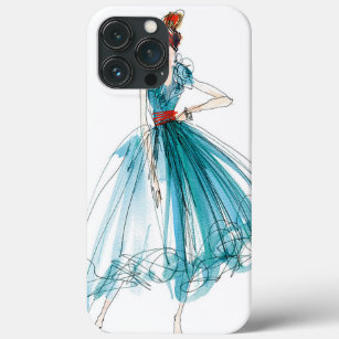 Couture-Mode-Skizze wilden Apples   Haute Case-Mate iPhone Hülle
