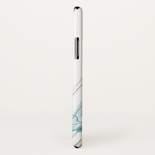 Couture-Mode-Skizze wilden Apples | Haute Case-Mate iPhone Hülle (Hinten/Rechts)