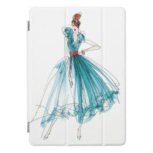 Couture-Mode-Skizze wilden Apples   Haute iPad Pro Cover
