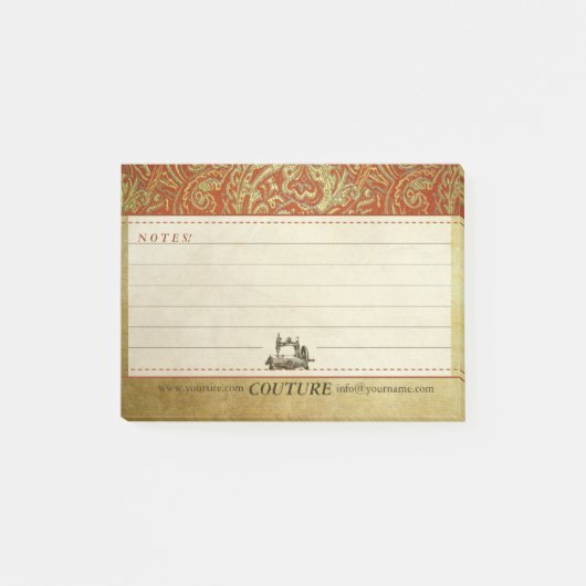 COUTURE - PostIt Post-it Klebezettel (Vorderseite)