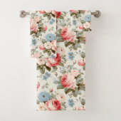 Couture Rose Design Badhandtuch Set (Insitu)