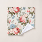 Couture-Rosen-Design Badhandtuch Set (Waschlappen)