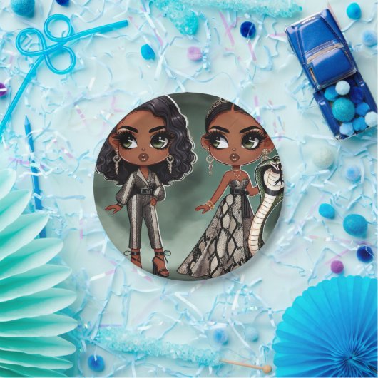 Couture Snake Pappteller (Party)