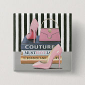 Couture-Streifen wilden Apples | - Schuhe u. Button (Vorderseite)