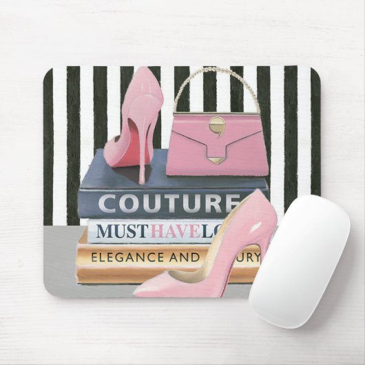 Couture-Streifen wilden Apples | - Schuhe u. Mousepad (Mit Mouse)