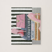 Couture-Streifen wilden Apples | - Schuhe u. Puzzle (Vertikal)