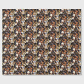 Couture Tiger Geschenkpapier (Flach)