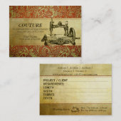 COUTURE - Visitenkarte (Vorne/Hinten)