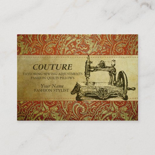 COUTURE - Visitenkarte (Vorderseite)