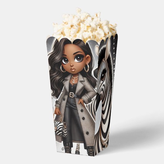 Couture Zebra Favor Box Geschenkschachtel (Geplatzt)