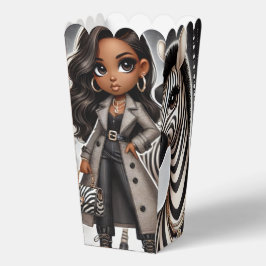Couture Zebra Favor Box Geschenkschachtel