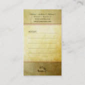 COUTUREN - Geschäfts-Karte Visitenkarte (Rückseite)