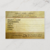 COUTUREN - Geschäfts-Karte Visitenkarte (Rückseite)