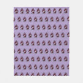 Couverture Polaire Douceur – Bouquet de Violettes Fleecedecke (Vorderseite)