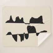Couverture Sherpa Abstrait Dual Face Sherpadecke (Vorderseite (Horizontal))