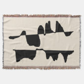 Couverture Tissée Art Abstrait Dual Face Decke (Vorderseite)