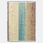 Couverture Tissée Plage Tropicale Decke (Vorderseite Vertikal)
