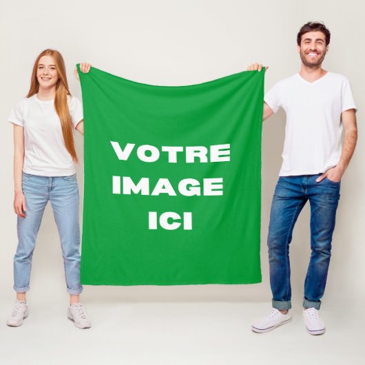 Couverture - Votre image ici - personnalisée Fleecedecke (Beispiel)