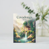 Covadonga Spanien Postkarte (Stehend Vorderseite)