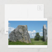 Cove at Avebury Postkarte (Vorne/Hinten)