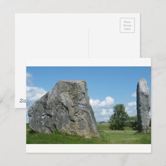 Cove at Avebury Postkarte (Vorne/Hinten)