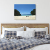 Cove Beach Jamaica Foto Wall Leinwand (Insitu (Schlafzimmer))