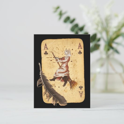 Cove Hexe Postkarte (Stehend Vorderseite)