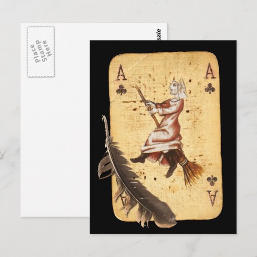Cove Hexe Postkarte (Vorne/Hinten)
