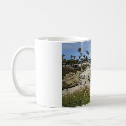 Cove La Jolla in Kalifornien Kaffeetasse (Links)