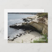 Cove La Jolla in Kalifornien Postkarte (Vorne/Hinten)