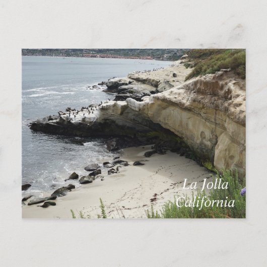 Cove La Jolla in Kalifornien Postkarte (Vorderseite)