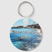 Cove Malerei Dein Abenteuer beginnt Schlüsselanhänger (Rückseite)