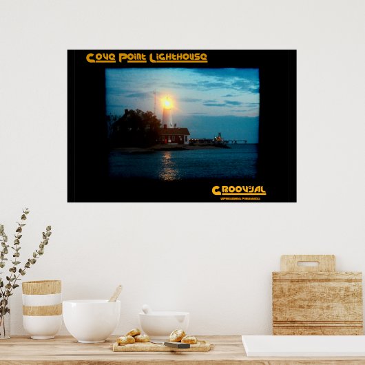 Cove Point Lighthouse Poster (Küche)