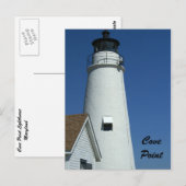 Cove Point Lighthouse Postkarte (Vorne/Hinten)