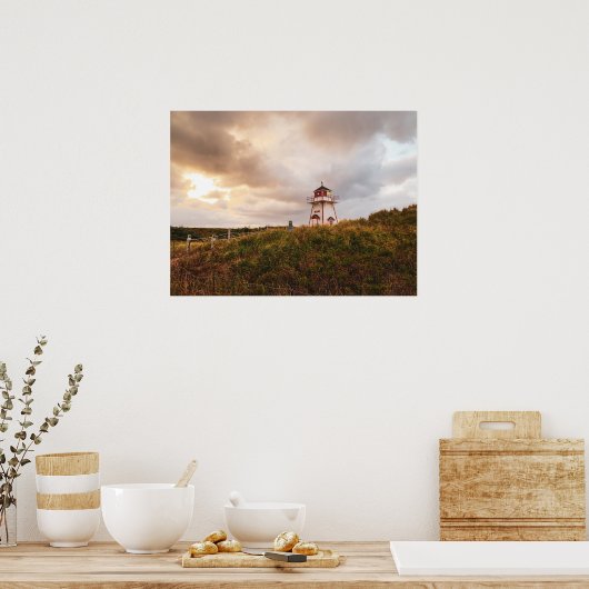 Covehead Harbour Lighthouse, Prince Edward Island Poster (Küche)