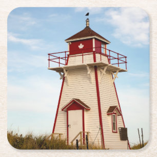 Covehead Harbour Lighthouse Rechteckiger Pappuntersetzer
