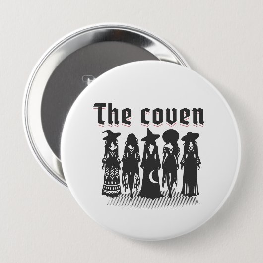 coven bachelorette party witchy button (Vorne & Hinten)