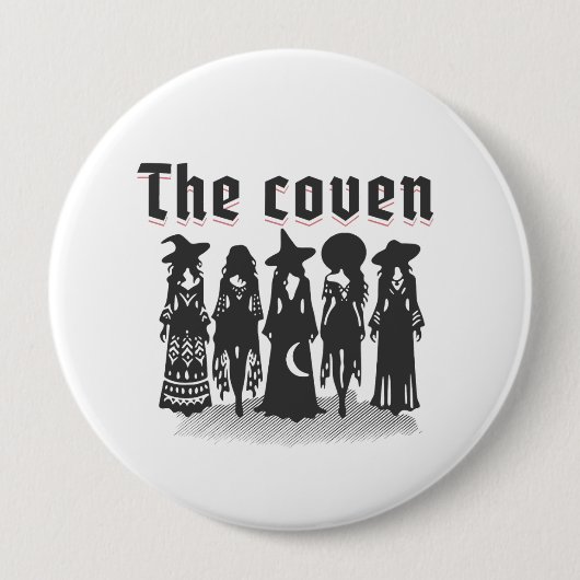 coven bachelorette party witchy button (Vorderseite)