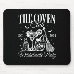 Coven Club Hexe Bychelorette Gothic Halloween Mousepad