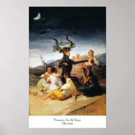 Coven Francisco José de Goya Meisterwerk Farbe Poster