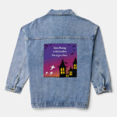 Coven Meeting Halloween Denim Jacket Jeansjacke (Rückseite)