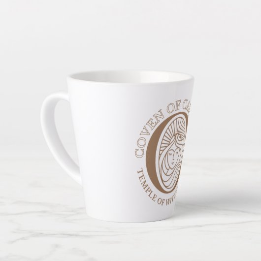Coven of Caffeina - Goddess Design Milchtasse (Linke Ecke)
