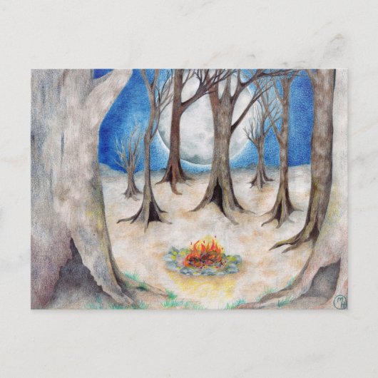 "Coven of Trees" Postkarte (Vorderseite)