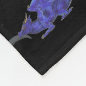 Coven-Symbol-Spiralen-Wesentlich-Einhorn Griffon Fleecedecke (Ecke)