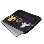 Coven-Symbol-Spiralen-Wesentlich-Einhorn Griffon Laptopschutzhülle (Vorne Knopf)