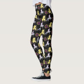 Coven-Symbol-Spiralen-Wesentlich-Einhorn Griffon Leggings (Links)