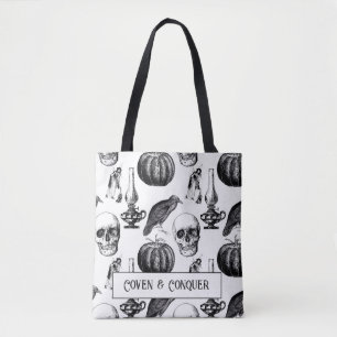 Coven und Eroberer Hexen Halloween-Tasche Tasche