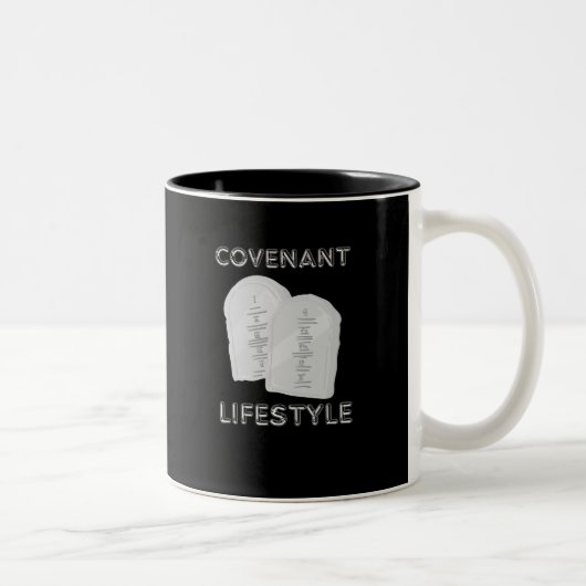 Covenant Lifestyle by Choice Zweifarbige Tasse (Rechts)